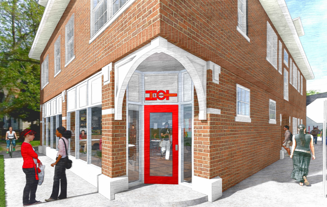 Haus of Transcendent affordable housing building rendering