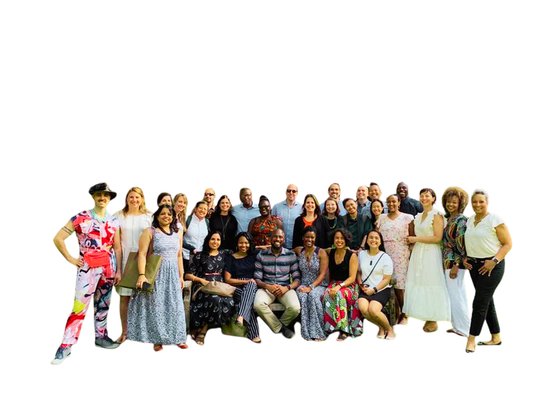 Jordi Luke with the Atlantic Fellows cohort