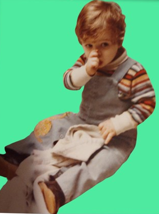 Jordi Luke as a child